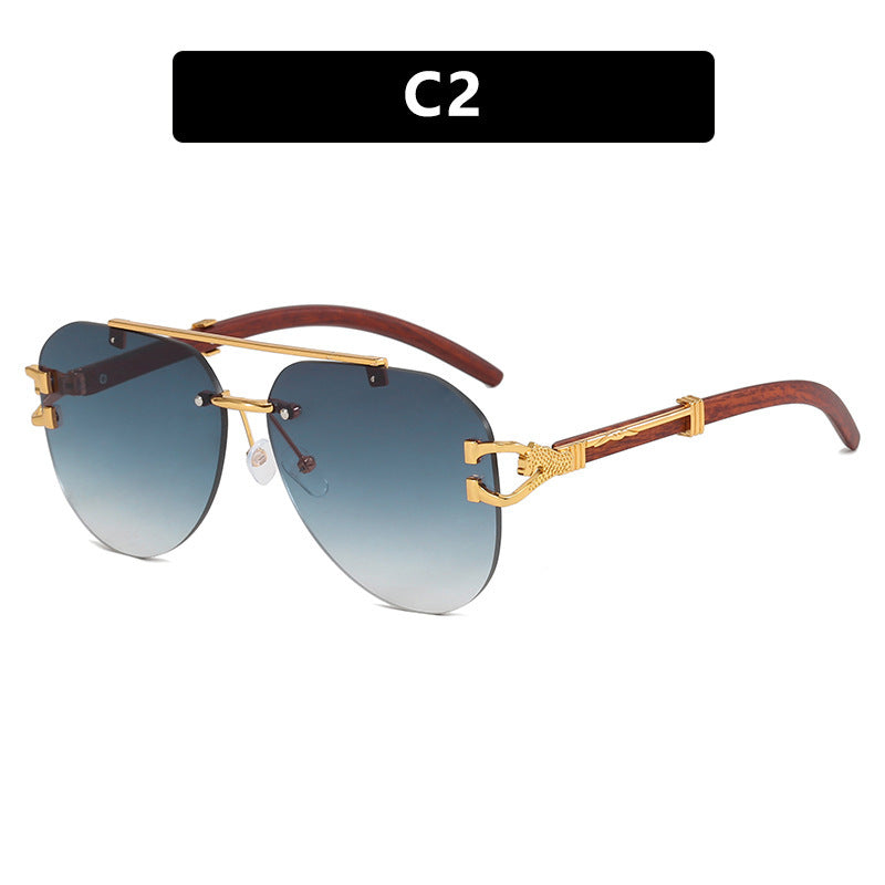 Women's sunglasses with elegant design and wooden accents Bowlift