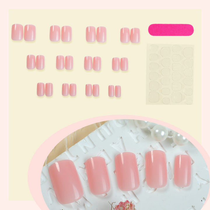 Natural Finish Press-On Nails Bowlift