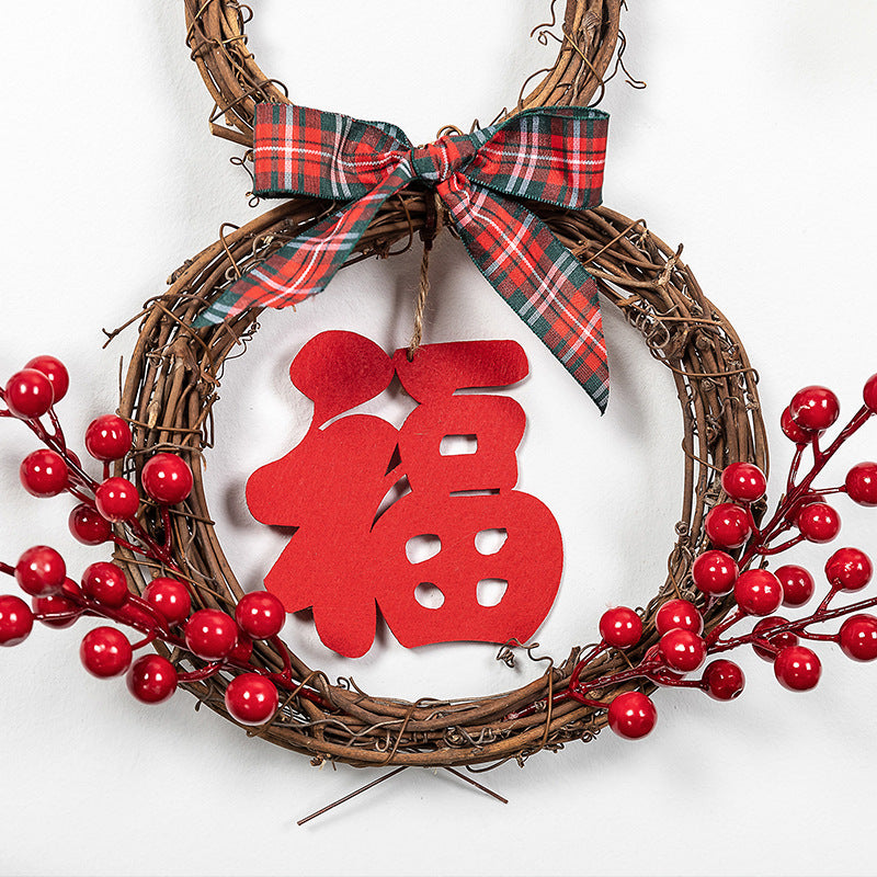 Decorative door wreath Bowlift