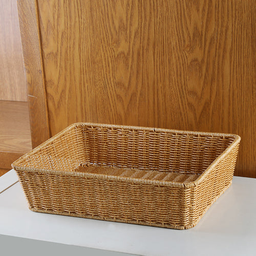 Versatile Handwoven Storage Tray Bowlift