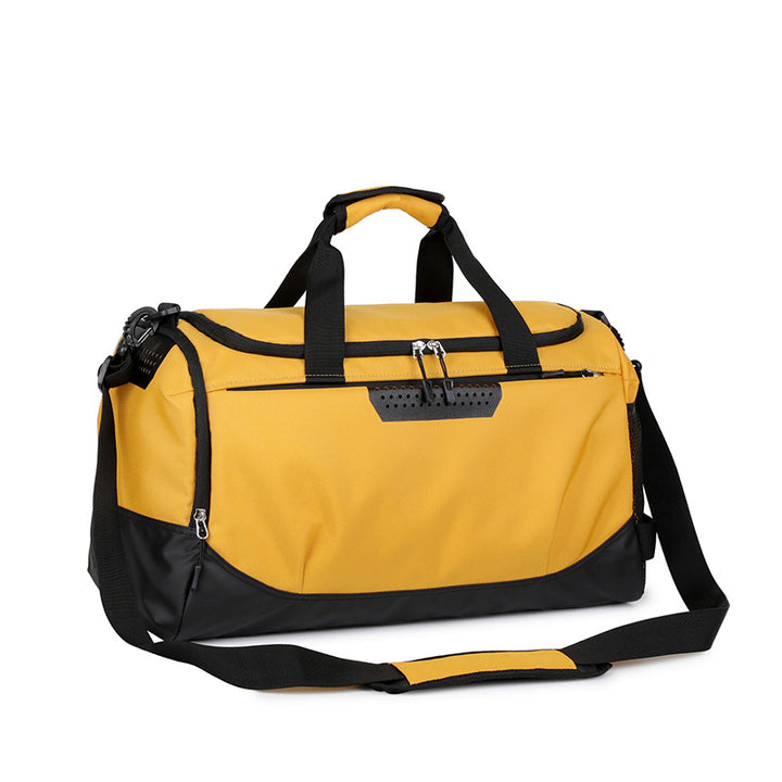 Sporty duffel bag with innovative compartment layout Bowlift