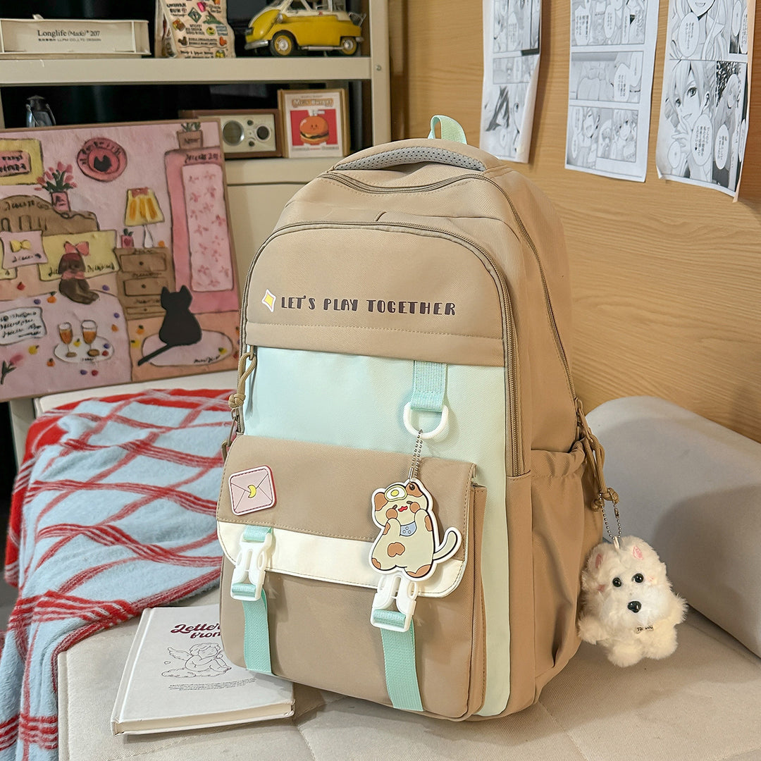 Backpack with Playful Design and Innovative Compartments Bowlift
