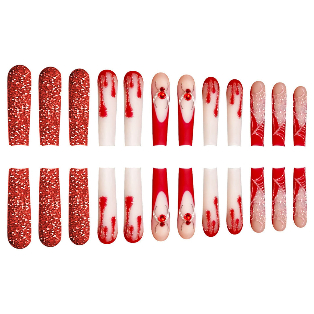 Stylish Long Acrylic Nail Art Extensions Bowlift