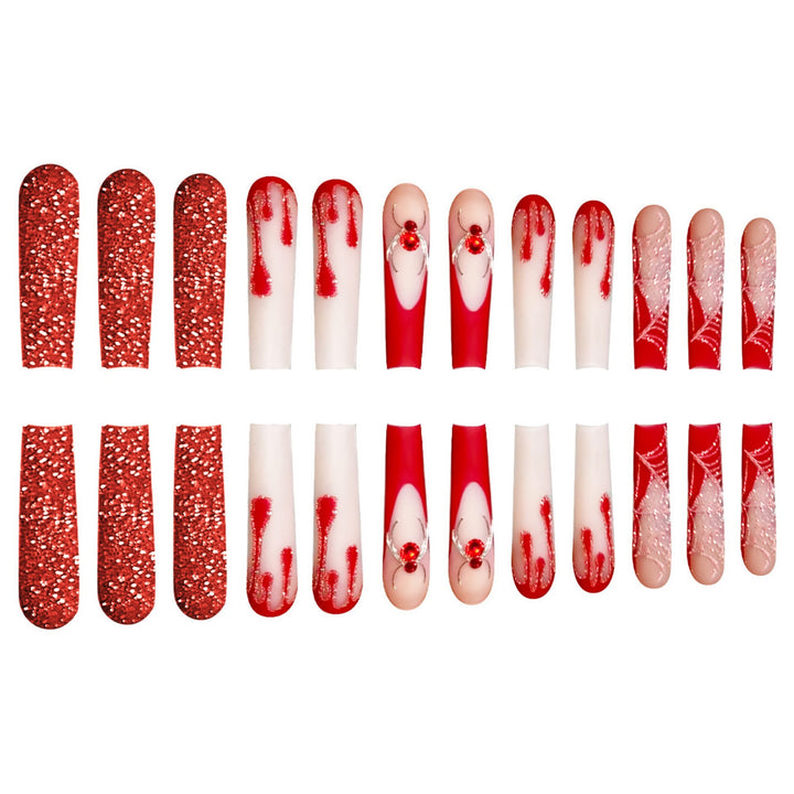 Stylish Long Acrylic Nail Art Extensions Bowlift