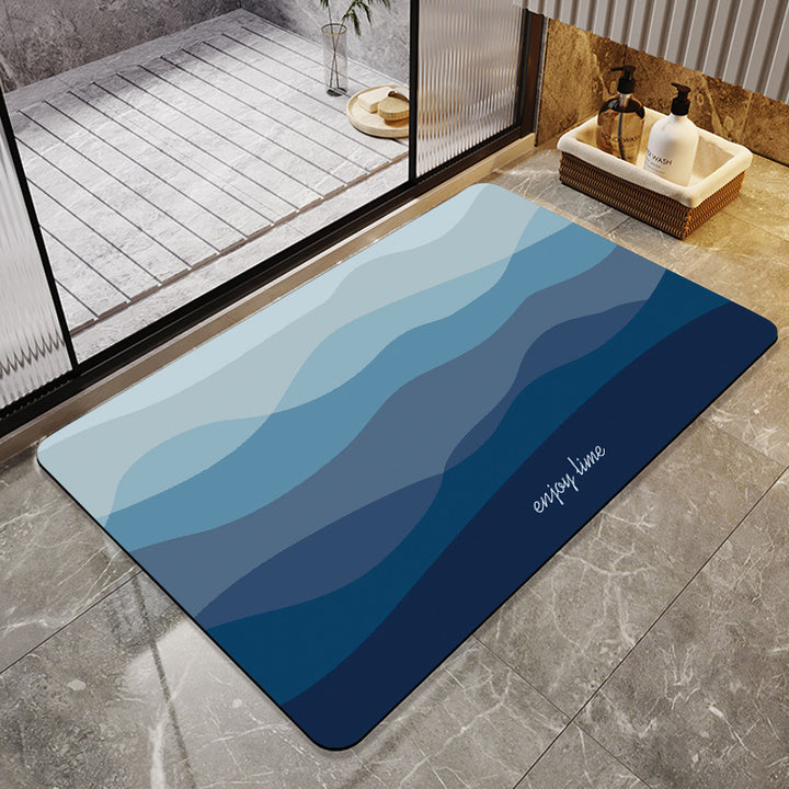 Motivational Phrase Bath Mat Bowlift