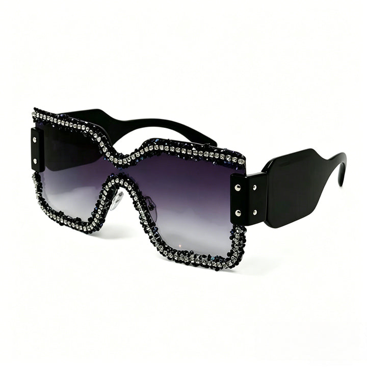 Women's fashionable safety glasses with unique crystal frame Bowlift