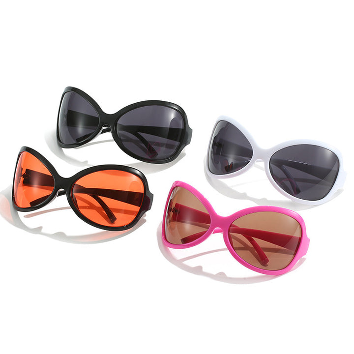 Stylish Oversized Shield Sunglasses Bowlift 1787812453