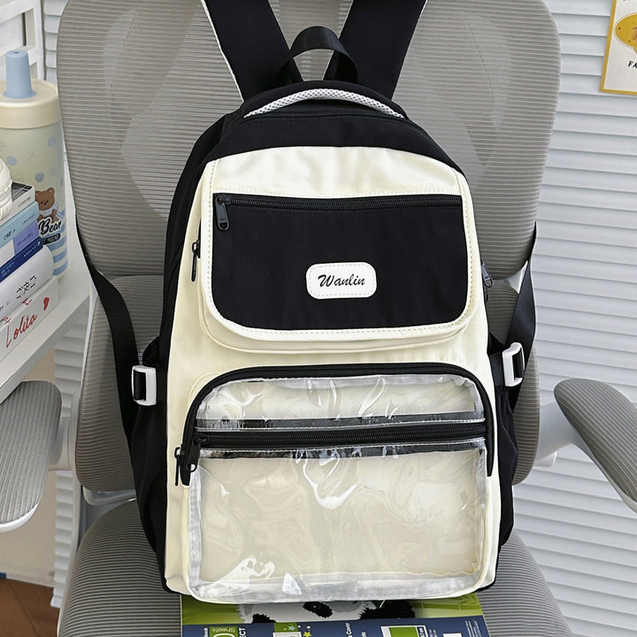 Multi-Pocket Transparent Backpack Bowlift