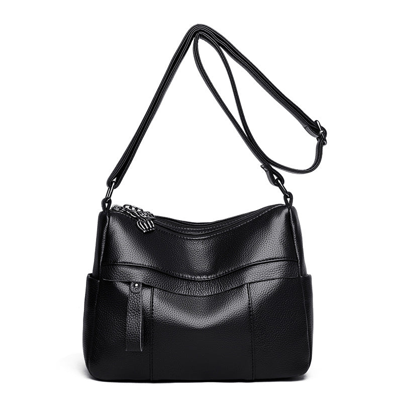 Elegant Multi-Pocket Shoulder Bag Bowlift