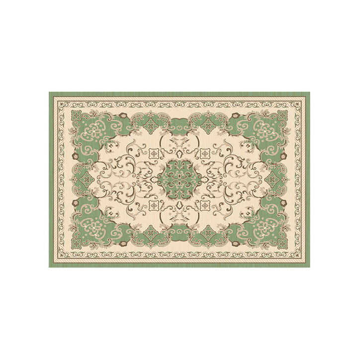 Elegant Vintage Floral Bath Mat Bowlift 1788245864