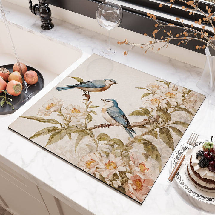 Floral Design Kitchen Surface Protector Bowlift