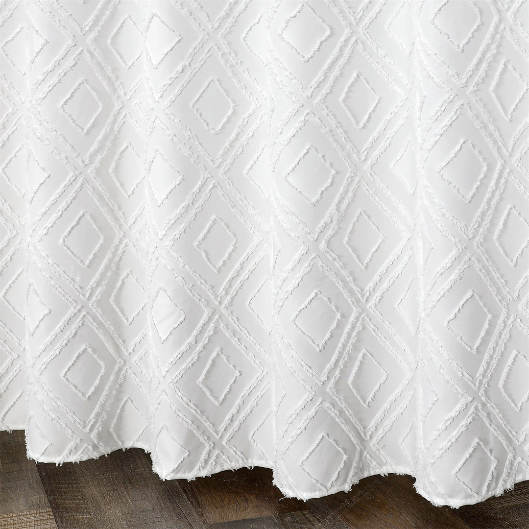 Textured Pattern Window Curtains Bowlift