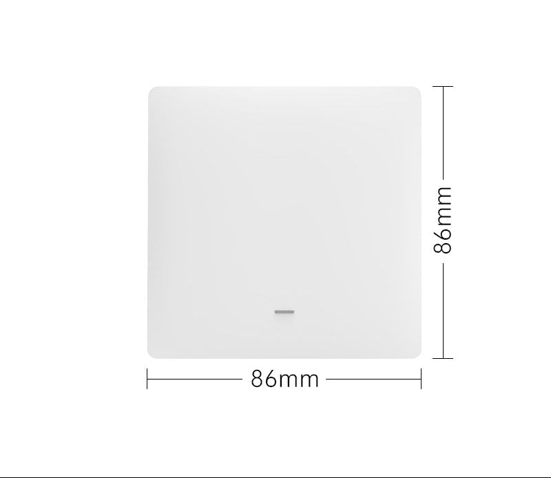 WiFi Wall Switch Panel With LED Indicators Bowlift
