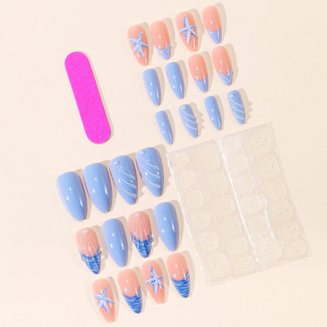 Ocean-Inspired 3D Nail Art Design Bowlift