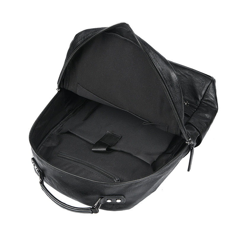 Premium Leather Laptop Backpack Bowlift