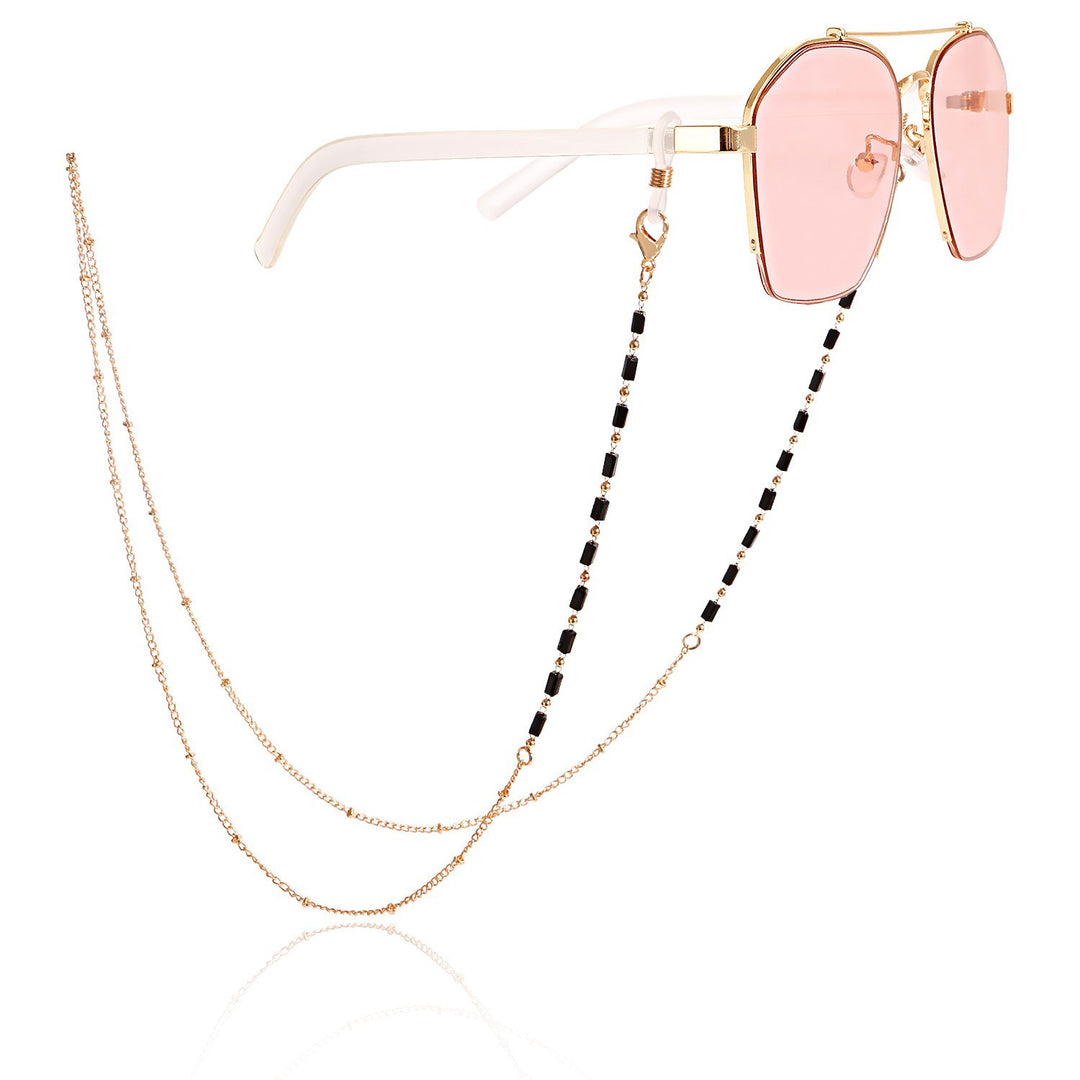 Stylish Sunglasses with Decorative Chain Bowlift