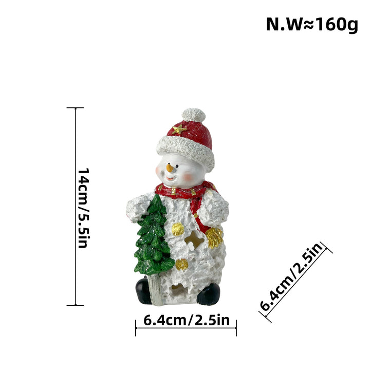 Decorative Snowman Sculpture Bowlift
