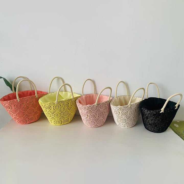 Basket bag with elegant, woven design Bowlift