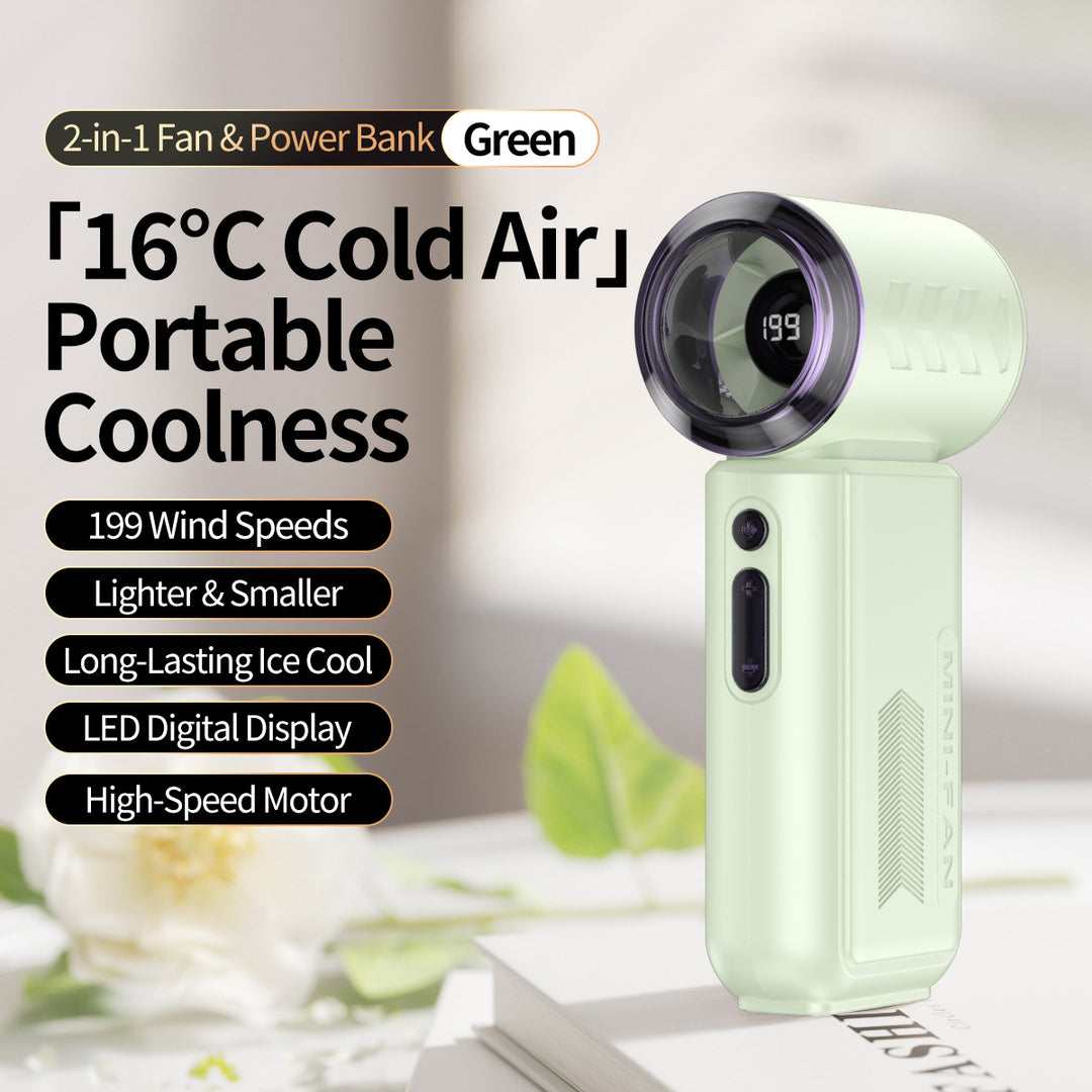 Portable Cooling Fan for Women with Power Bank Bowlift