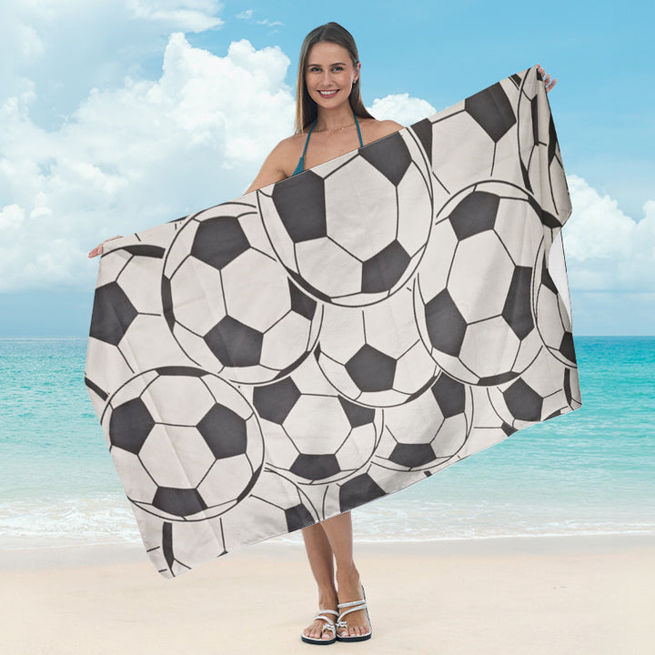 Beach towel with artistic mandala design Bowlift