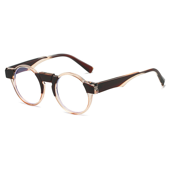 Women's fashionable reading glasses with innovative round frame design Bowlift