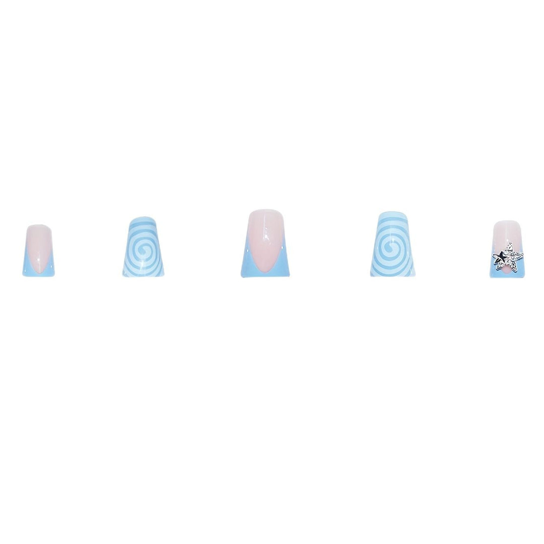 Artistic Press-On Nail Enhancements Bowlift