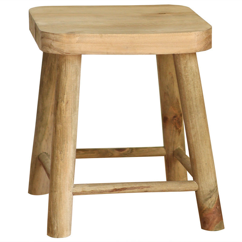 Handcrafted wooden stool Bowlift