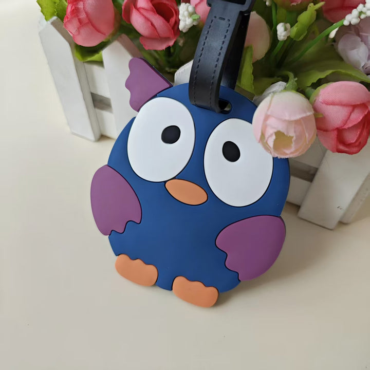 Unisex Luggage Tag with Eye-Catching Safety Message Bowlift