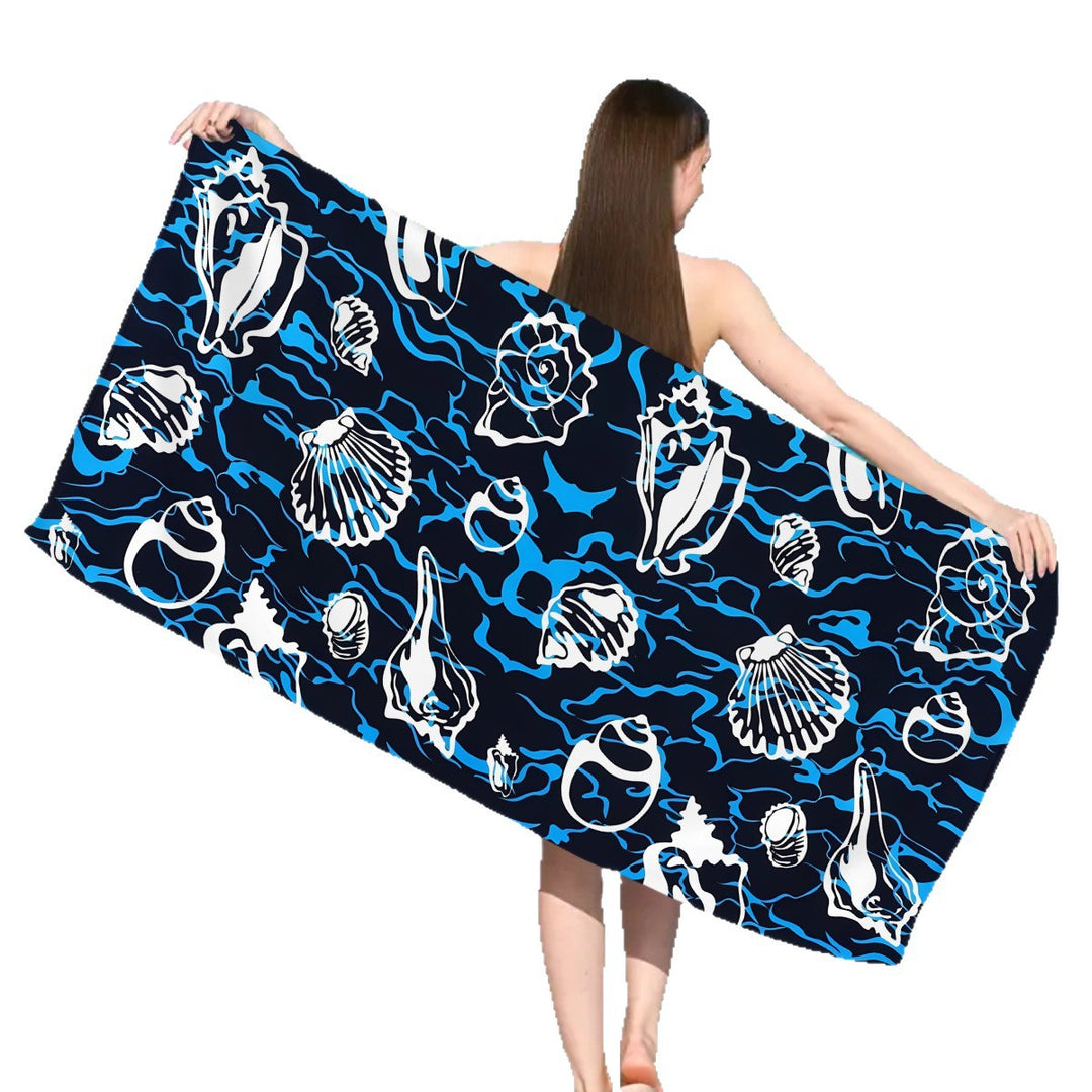 Microfiber beach towel with exclusive turtle motif Bowlift