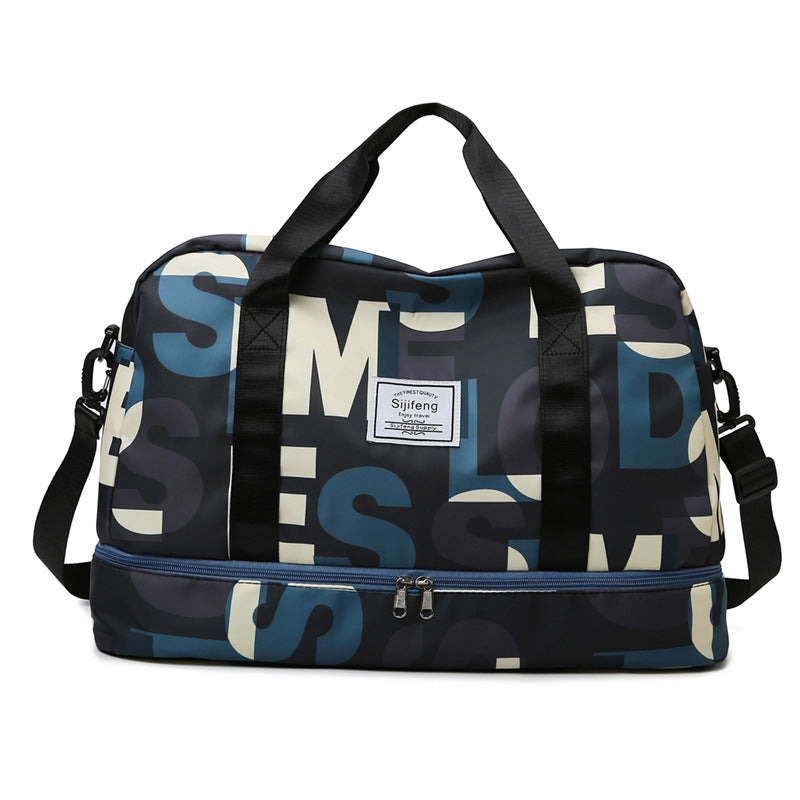 Stylish Sports Travel Duffle Bag with Multiple Compartments Bowlift