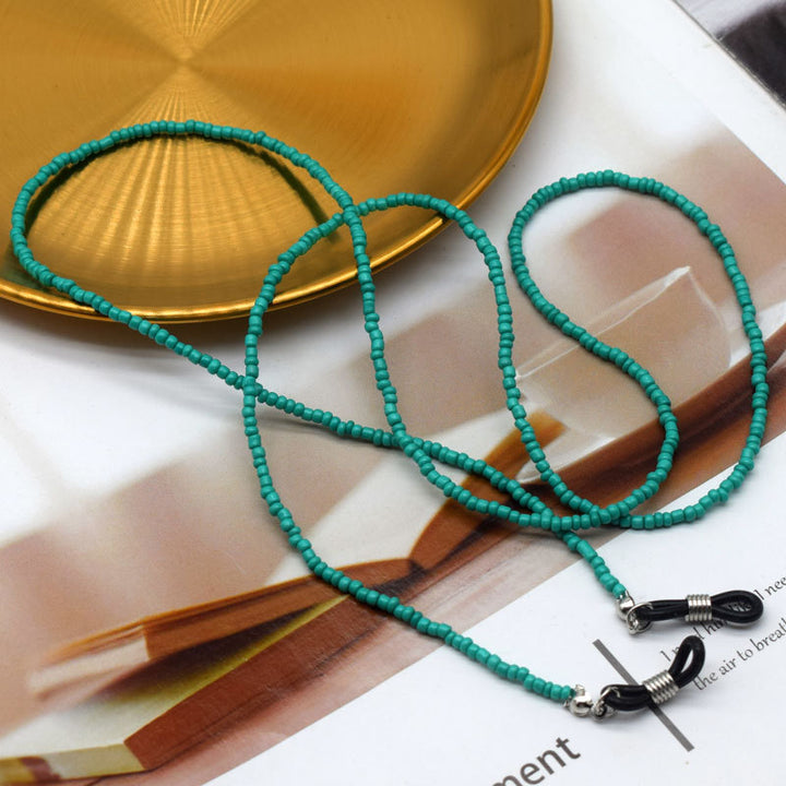 Beaded Eyewear Retainer Chain Bowlift