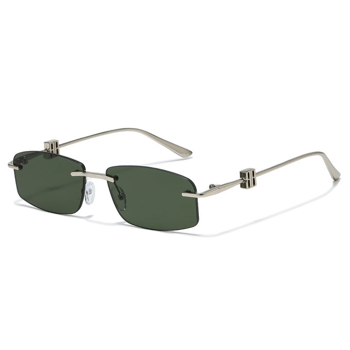 Avant-Garde Minimalist Rectangle Sunglasses Bowlift