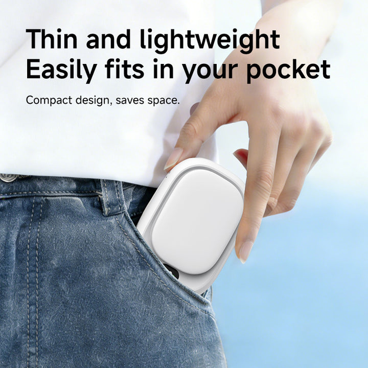 Unisex nan rechargeable electric hand warmer power bank with LED battery display Bowlift