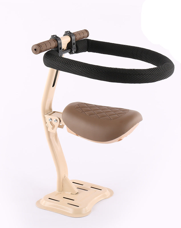foldable scooter safety seat with padded circular guardrail Bowlift