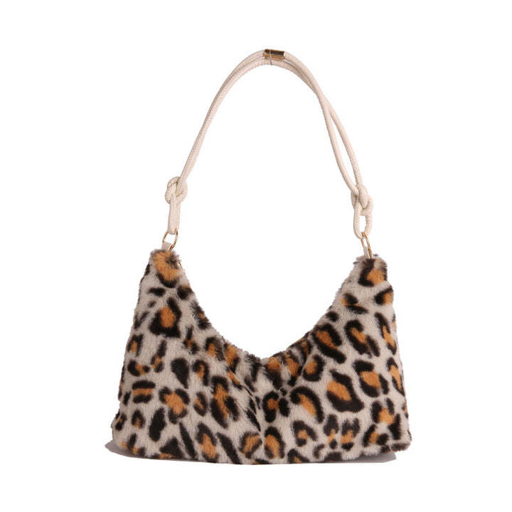 WoLuxurious Faux Fur Hobo Bag Bowlift