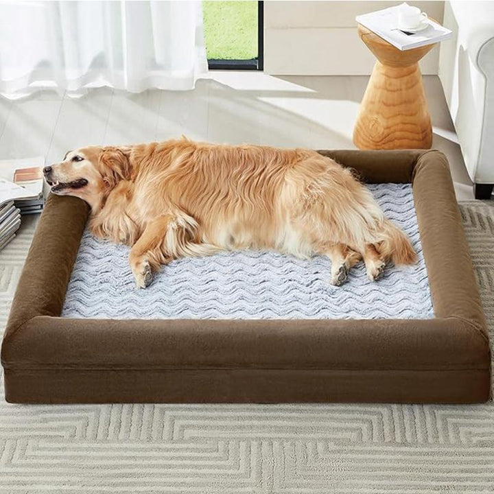 Memory Foam Dog Lounge Bed   Dog Bed