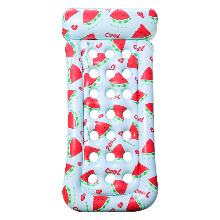 Women's Inflatable Swimming Ring with Watermelon Design Bowlift