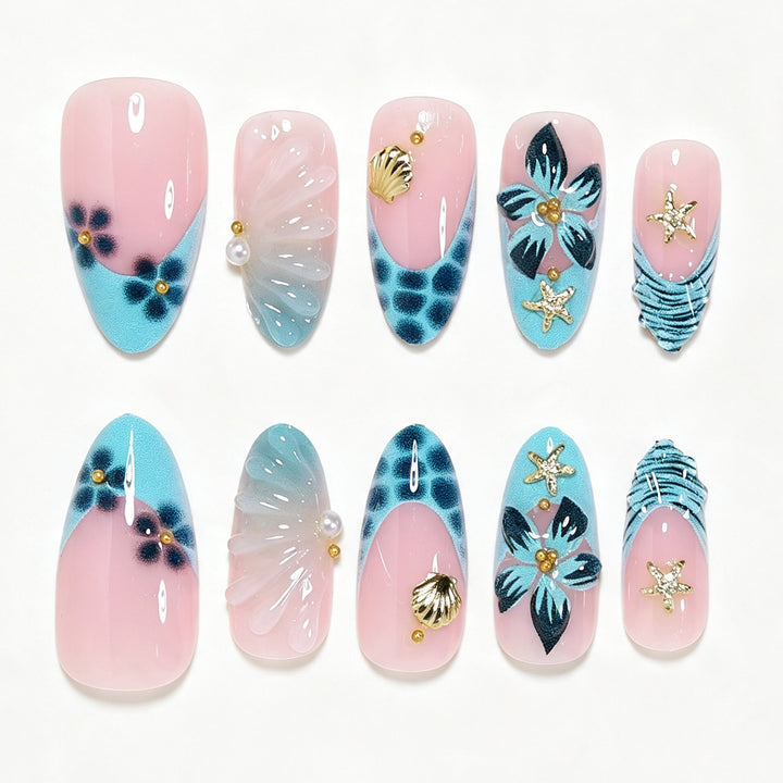 Artistic Long Acrylic Nail Tips Bowlift