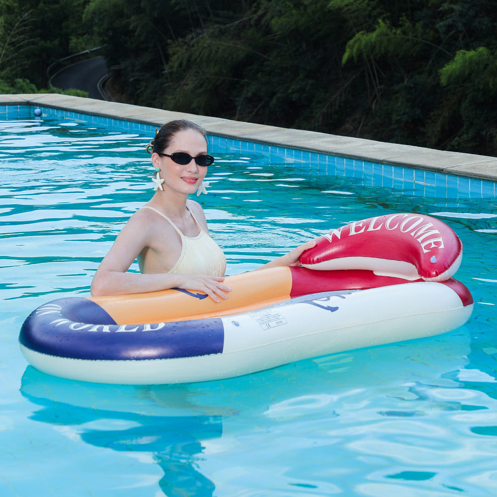 Women Inflatable Comfort Lounge with Maritime Design Bowlift
