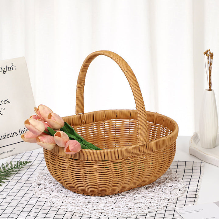 Woven Picnic Basket Bowlift