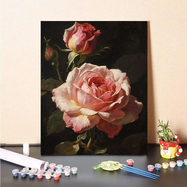 DIY Floral Painting Kit Bowlift