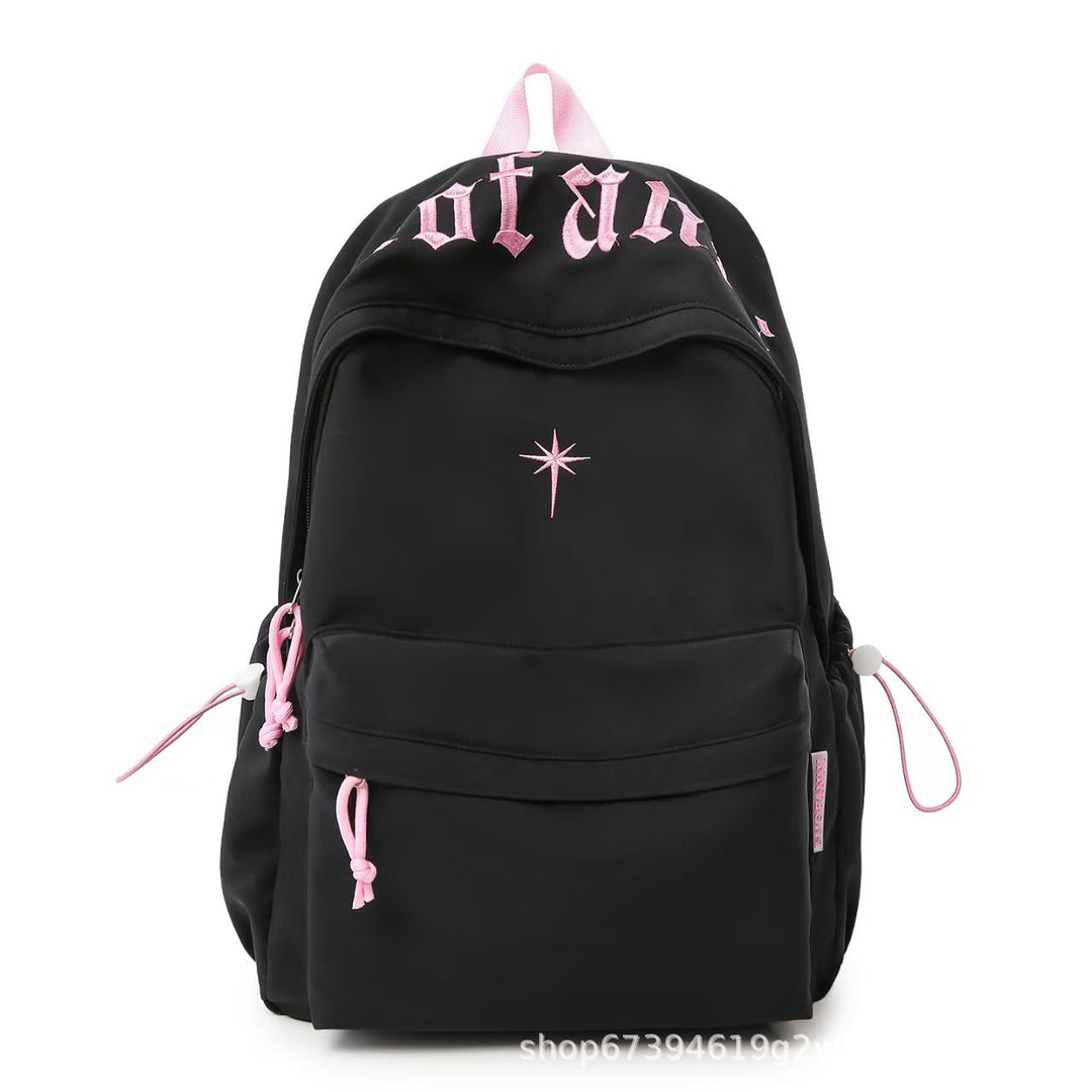 Fashion-Forward Embroidered Backpack Bowlift