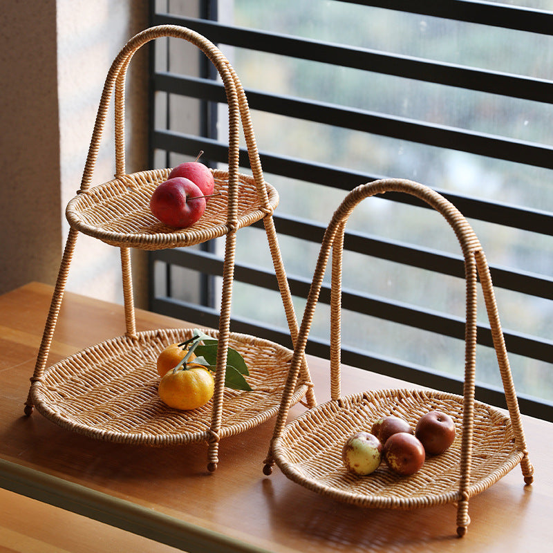 Elegant Woven Storage Basket Bowlift