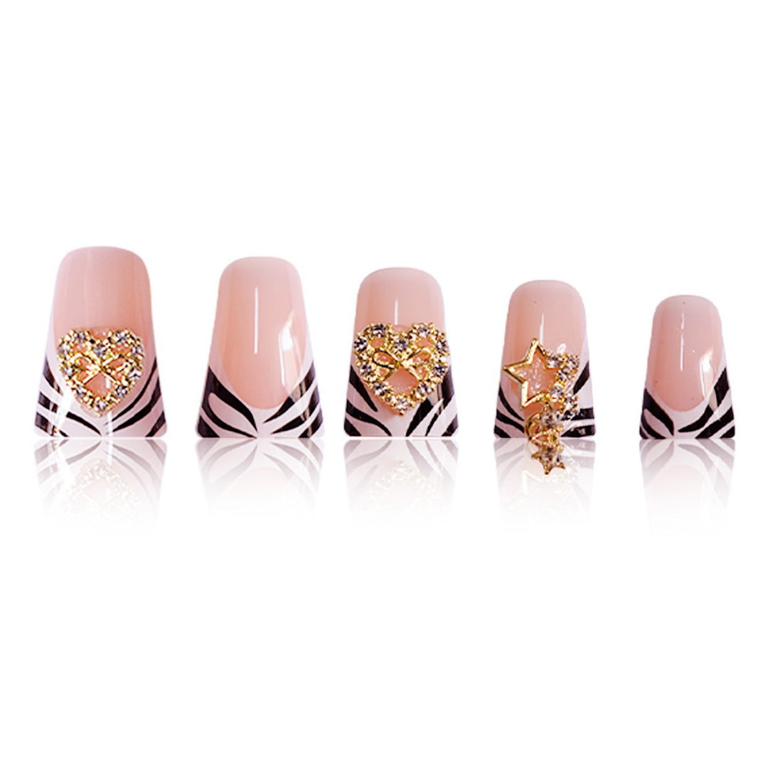Glamorous Animal Print Press-On Nail Set Bowlift