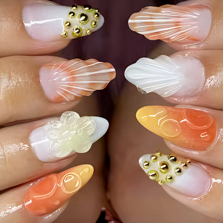 3D Textured Gel Nail Art Set Bowlift