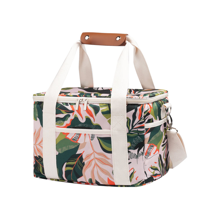 Insulated Floral Design Lunch Cooler Bag