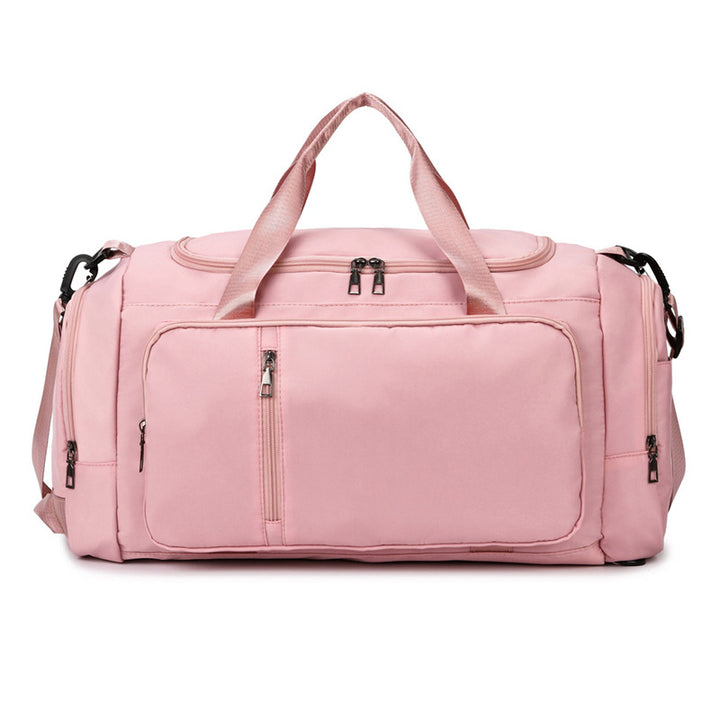 Travel bag with versatile storage and robust zippers Bowlift