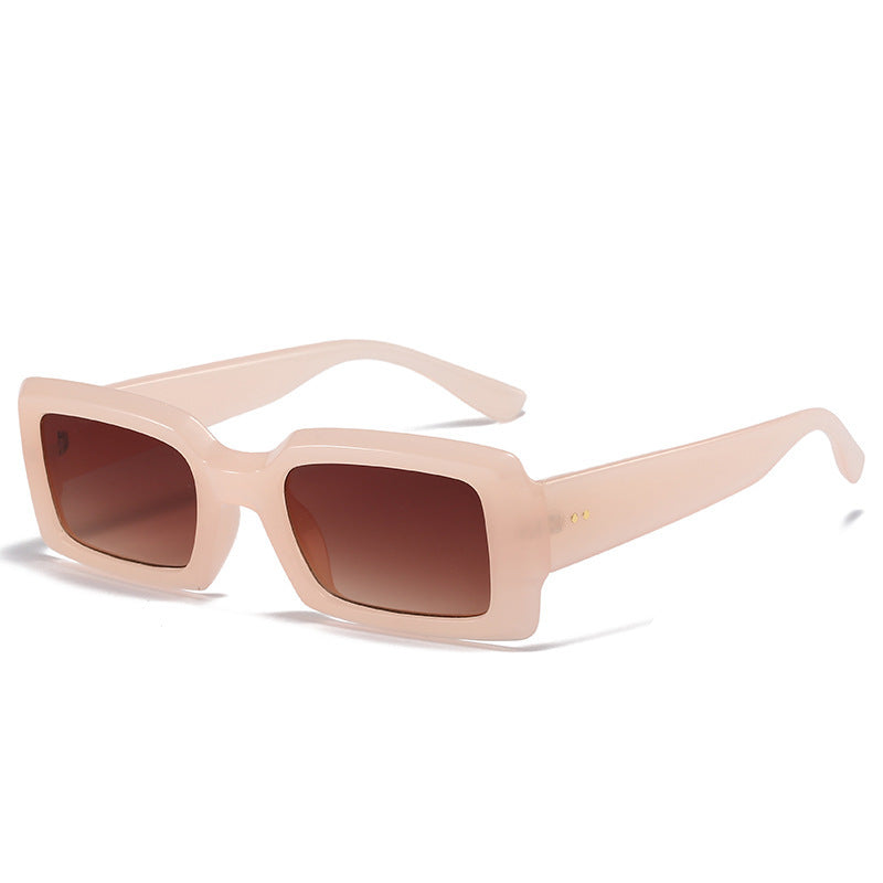 Oversized Geometric Sunglasses with Gradient Lenses Bowlift
