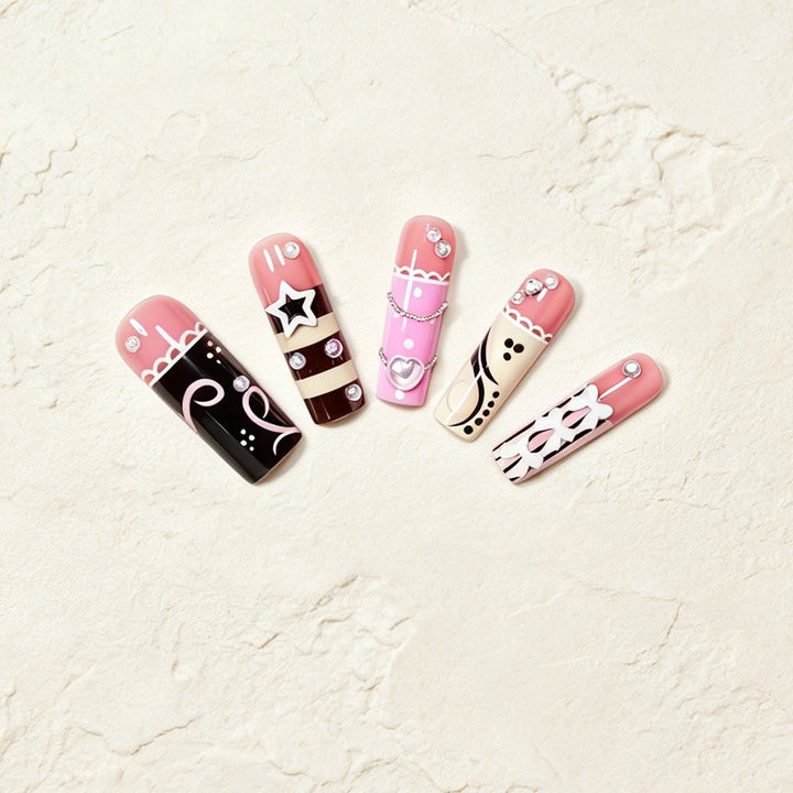 Elegant Artistic Nail Wraps Bowlift