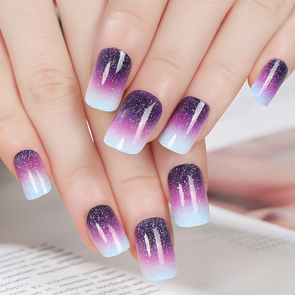 Acrylic nails with luxurious ombre effect Bowlift